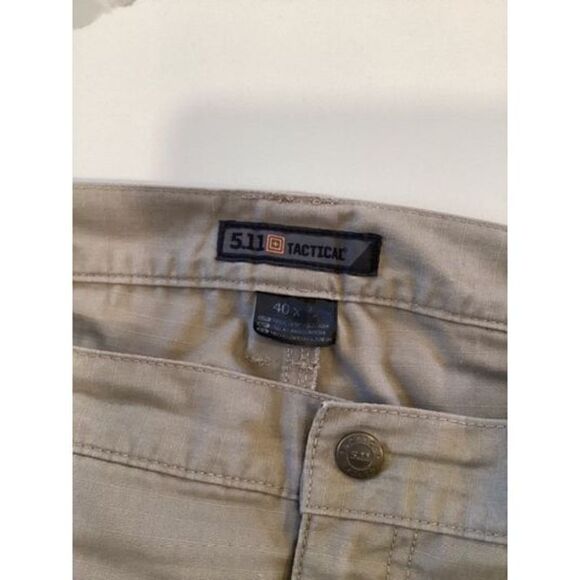 5.11 Tactical Taclite Pro Pants Ripstop Stone Sz 40 Mens - Picture 4 of 8